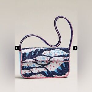 Anthropologie The Fiona Beaded Bag:  Winter Icon Edition, Ski Mountains